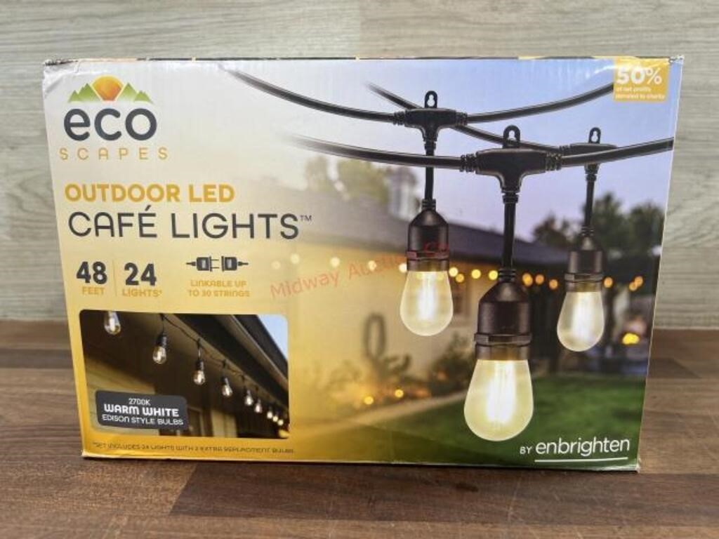 Eco scapes outdoor led cafe lights