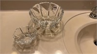 2 Orrefors Glass Bowls
