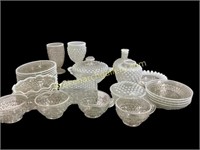 Collection of Hobnail Glass