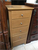 Perdue Tall dresser w/5 drawers (one missing