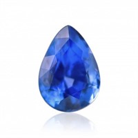 Natural Cornflower Blue Sapphire 4.02 Cts - Certif