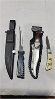3 knife lot