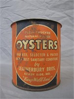 Vintage Shady Side, Maryland PINT Oyster Can
