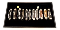 Lot, 11 Camping style pocket knives: 7- Kamp King,