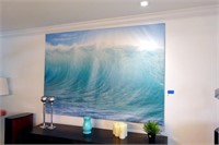 Large "Wave" Wall Art On Canvas