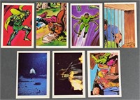 7pc 1970s Marvel The Incredible Hulk Cards