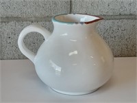 DANSK Mesa White Pitcher