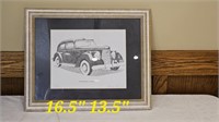 1938 Studebaker Signed, Limited Edition Print