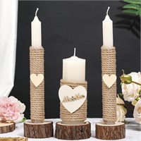 READ NOTES! 3-Pc Wedding Set: 1(5.9') Pillar  2 Ta