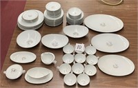 Lot of 78 Pieces Noritake China Ardis Collection