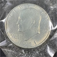 1971-S Eisenhower Silver Dollar- Uncirculated