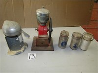 COFFEE MILL, JUICE O-MEAT, 3 JARS