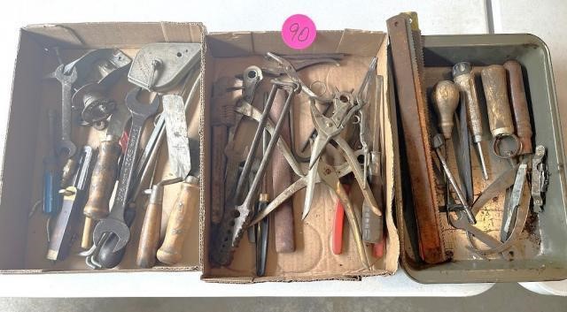 (3) Boxes of Assorted Tools