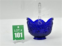 RARE FENTON Cobalt Blue Lily of the Valley