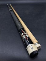 Beautiful McDermott Pool Cue 58 inches tall