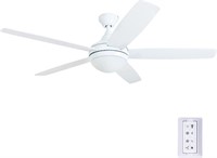 Ashby 52" Ceiling Fan with Remote Control Dimmable