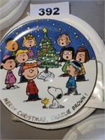 DANBURY MINT PEANUTS COLLECTOR PLATE   MERRY