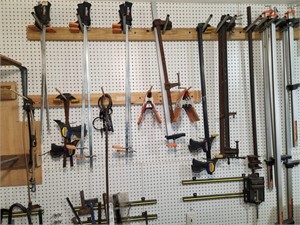 Entire Wall of Tools w/ Clamps and More