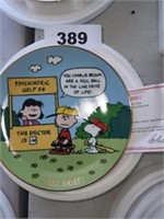 DANBURY MINT PEANUTS COLLECTOR PLATE   GOOD GRIEF