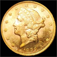 1899 $20 Gold Double Eagle UNCIRCULATED