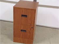 2 Drawer Metal File Cabinet w/ Lock & Key