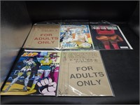 Five Adult Comics