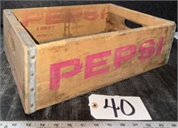 Wooden Pepsi Lima, OH Advertising Crate