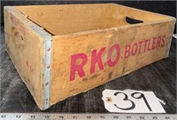 Wooden RKO Soda Bottler's  Advertising Crate