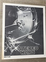 GREAT AMERICAN SOUND CO. STEREO WARS POSTER