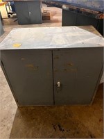 Steel cabinet 36" wide  x 21"  deep 31"T