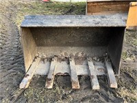 Dirt bucket for case 1860 skid steer