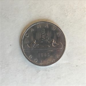 1963 SILVER DOLLAR CANADA