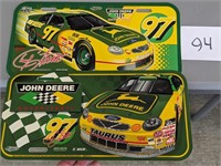 John Deere Racing License Plates