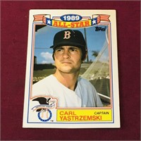 1990 Topps Carl Yastrzemski MLB Baseball Card