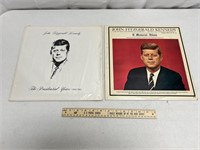 2 John F. Kennedy Vinyl Records
