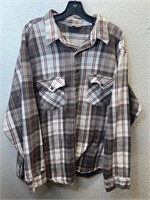 Vintage Winter Run Plaid Flannel Shirt