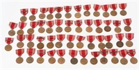 WWII US ARMY LOT OF 50 GOOD CONDUCT MEDALS WW2