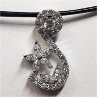$200 S/Sil Cubic Zirconia Necklace