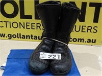 Rossi Motorcycle Boots Size 8