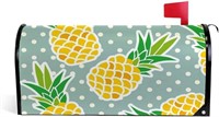 B1653  Pineapples Polka Dot Mailbox Cover, 25.4" x