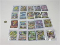 20 cartes Pokémon rare