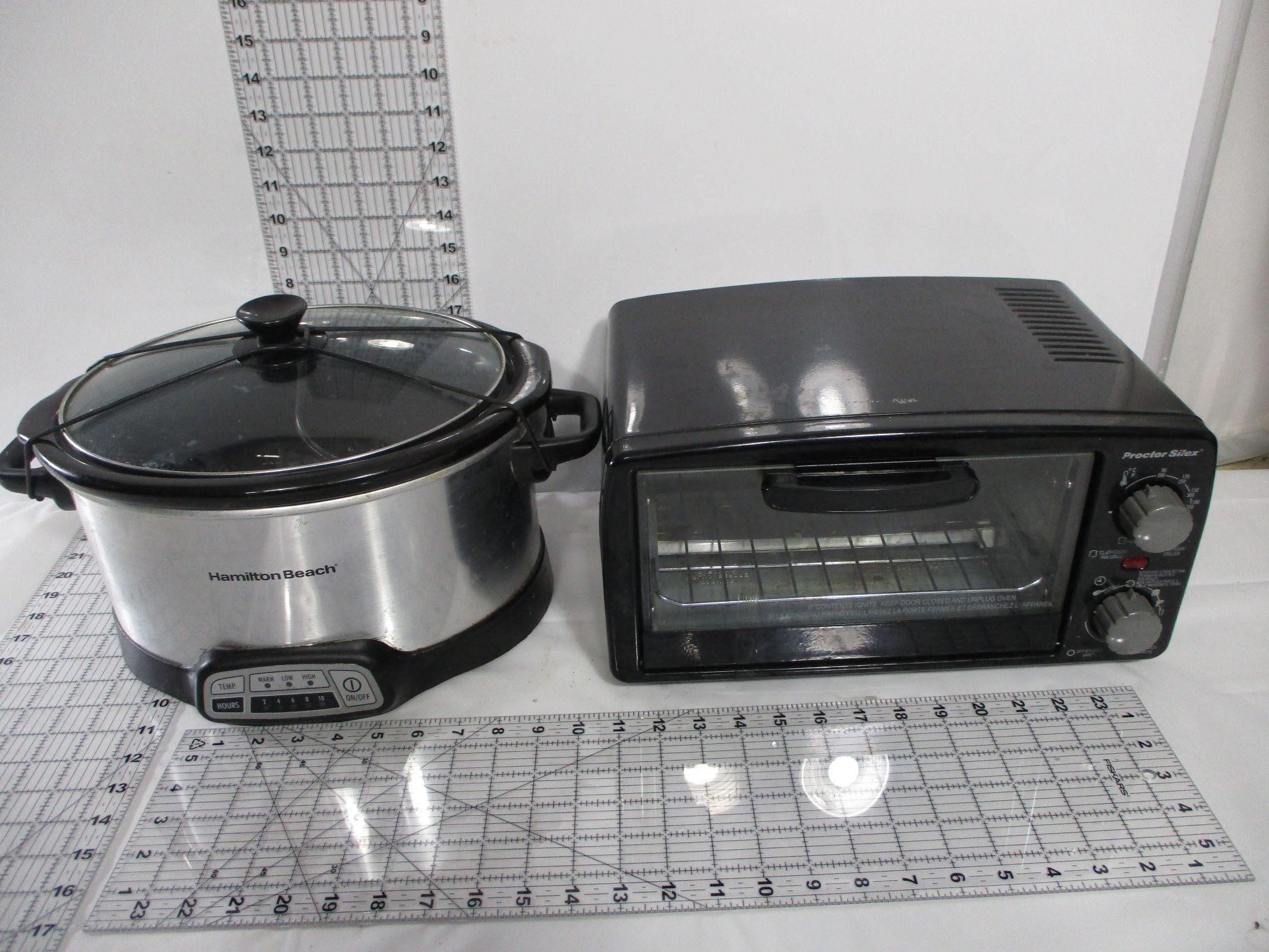 Hamilton Beach Crock Pot and Toaster Oven