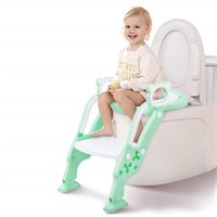 Potty Training Seat w/ Ladder, Green