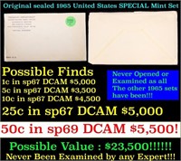 Sealed 1965 Special Mint Set WOW! In Original  Gov