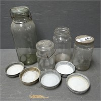 Thrift Jar, Lamb Mason Jar & Zinc Lids