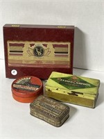 Victor Sinclair Cigar Box, Nippon Camphor Tin,