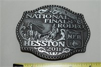 Hesston National Finals Rodeo Belt Buckle 2011