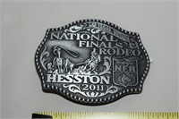 Hesston National Finals Rodeo Belt Buckle 2011