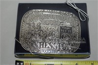 Hesston National Finals Rodeo Belt Buckle 2012