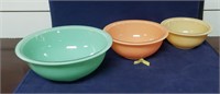 3 Mixing Bowls Corning N.Y.